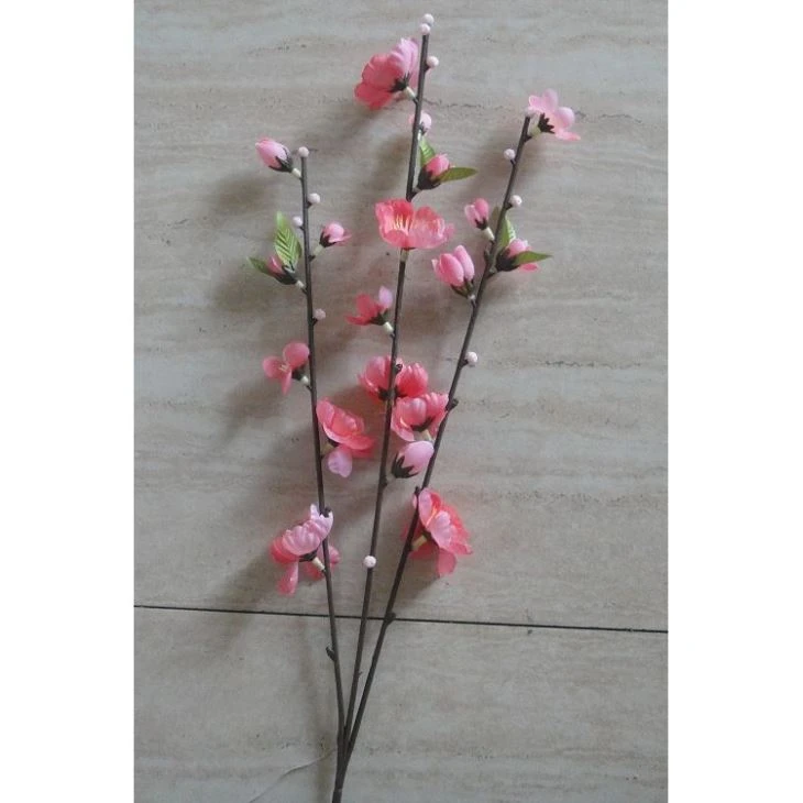 Artificial Peach Blossom Tree Pink Color